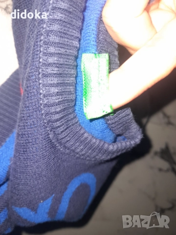 Тънко плетиво benetton , снимка 2 - Детски Блузи и туники - 52679924