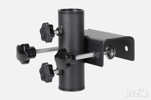 Държач за балконски чадър с лесен монтаж със скоба за градински огради и тераси, снимка 4 - Други стоки за дома - 52876054