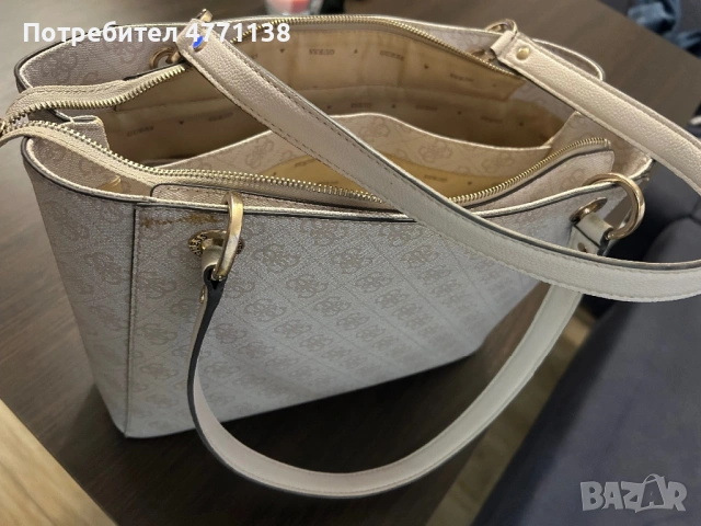 GUESS WOMEN NOELLE NOEL TOTE NUDE HANDBAG / GUESS NOELLE ДАМСКА ЧАНТА, снимка 12 - Чанти - 53904341