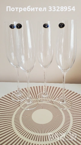 Кристални ритуални чаши 4броя , снимка 5 - Чаши - 54192061