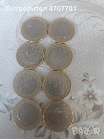 Стари монети 1 евро 2 евро  50 евро цента 20 евро цента от  2000г 2002г и 2003 г, снимка 9 - Други ценни предмети - 54157015