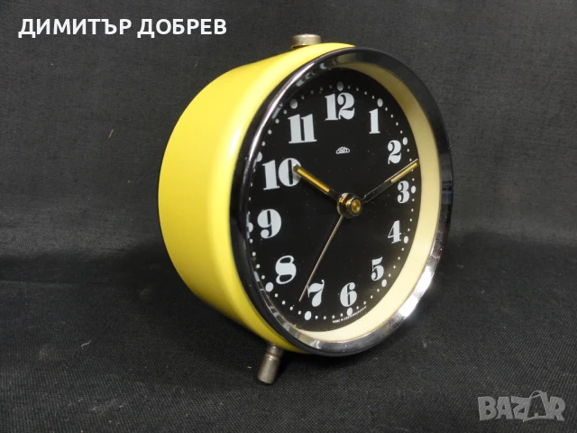 СТАР РЕТРО СОЦ ЧССР НАСТОЛЕН МЕХАНИЧЕН ЧАСОВНИК БУДИЛНИК PRIM, снимка 3 - Антикварни и старинни предмети - 51024030