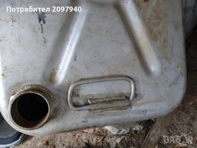 Стар алуминиев резервоар , снимка 5 - Други машини и части - 53200369