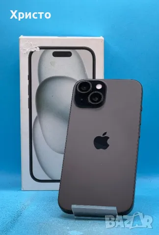 ГАРАНЦИОНЕН!!! Apple iPhone 15, 128GB, 5G, Black, снимка 5 - Apple iPhone - 48543263