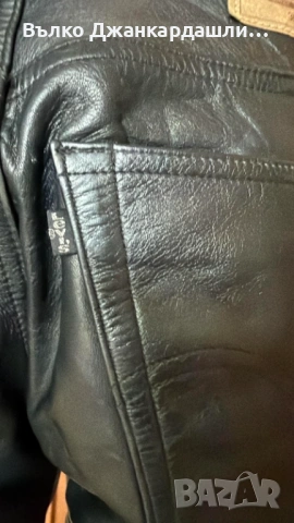 Кожен дамски панталон Levi's, снимка 5 - Панталони - 54067792