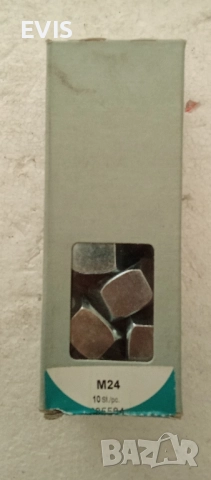 Гайки М24 – поцинковани, опаковка 10 бр.