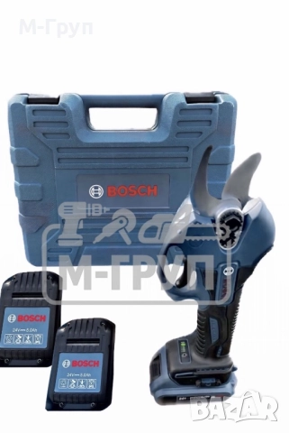 Акумулаторна лозарска ножица Бош 24V 5Ah