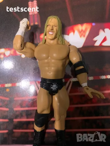 Екшън фигура WWE Triple H Трите Хикса Jakks Ruthless Aggression играчка figure, снимка 2 - Колекции - 48502833