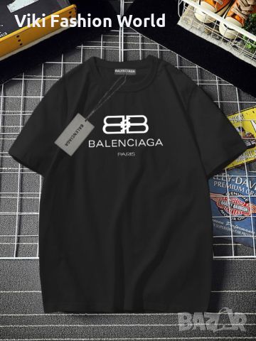 нови маркови тениски Balenciaga, снимка 3 - Тениски - 45570418