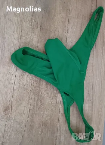 Мъжки Прашки G-String Solid Color  Green 💚 , снимка 5 - Бельо - 48804253