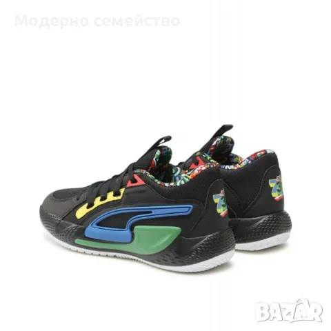 Мъжки маратонки PUMA Court Rider Chaos Trash Talk Basketball Shoes Black/Multi, снимка 3 - Маратонки - 48427722