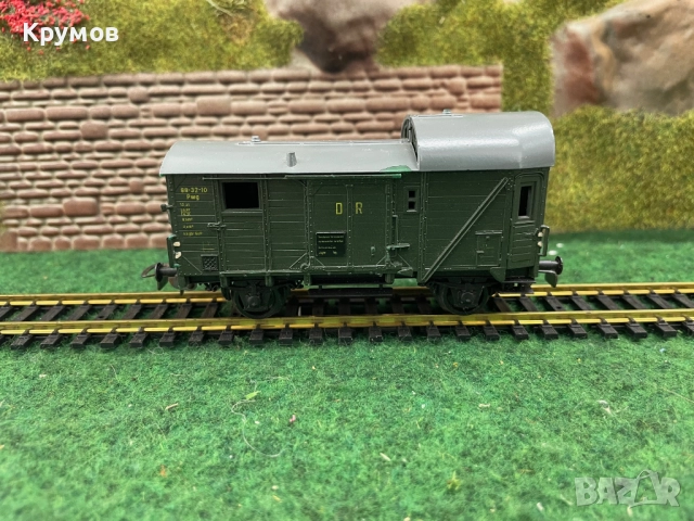 Вагон пътнически поща 2-осен Пико HO 1:87 влак ЖП модел, снимка 3 - Колекции - 52979312