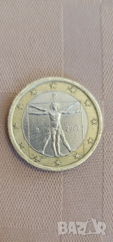 Продавам монета 1 евро – Италия, 2002 г.