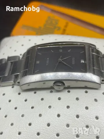 Мъжки часовник GUESS стоманен японски, снимка 2 - Мъжки - 49916917