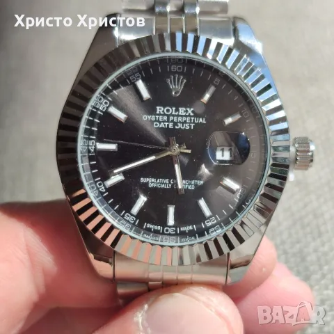 НА ЕДРО!!! Мъжки луксозни часовници Rolex Oyster Perpetual Datejust , снимка 14 - Мъжки - 47015533