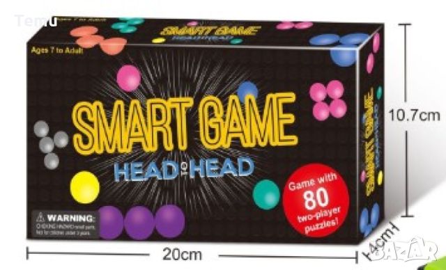 IQ Смарт игра с над 80 пъзела за двама играчи, снимка 5 - Образователни игри - 45785937