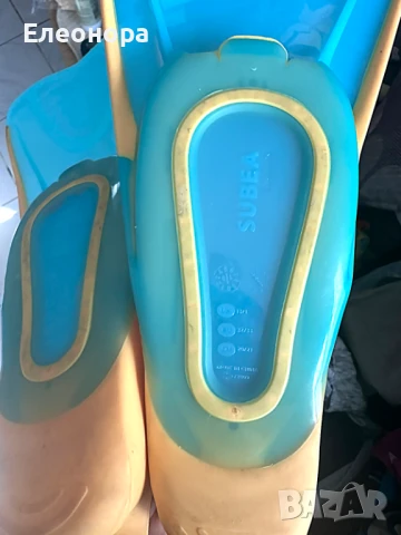 детски плавници на subea обувани 1 път, снимка 2 - Водни спортове - 51112917