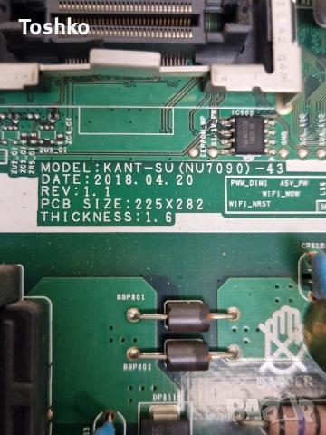 SAMSUNG UE43NU7092U MAIN BOARD KANT-SU(NU7090)-43 BN9646782A PANEL CY-NN043HGEVDH, снимка 2 - Части и Платки - 53512040