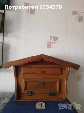 Стари холандски етажерка, часовник, пощенска кутия, полица са вестници и документи. , снимка 16 - Антикварни и старинни предмети - 52131442