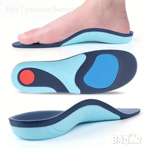 Нови Ортопедични стелки – опора на свода, дълбока пета, амортизация