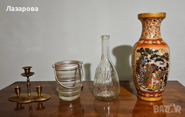 Декорации за дома: сувенири, свещници, миди, вази, ледарка, снимка 4 - Декорация за дома - 52256395