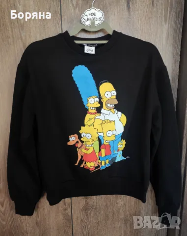 Zara The Simpsons нова спортна блуза, снимка 1 - Блузи с дълъг ръкав и пуловери - 48572601