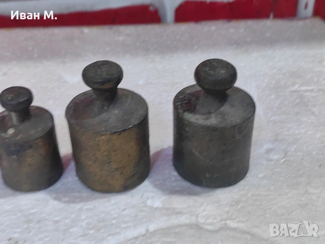 стари бронзови тежести , снимка 3 - Антикварни и старинни предмети - 53280221