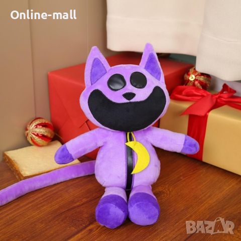 Плюшени играчки Smiling Critters Cat Nap Catnap, 30cm, снимка 5 - Плюшени играчки - 46731577