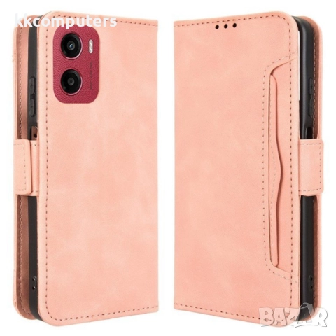 Motorola Moto G05 4G / E15 4G Multiple Card Slots /Magnetic Wallet Калъф и Протектор, снимка 4 - Калъфи, кейсове - 52674123