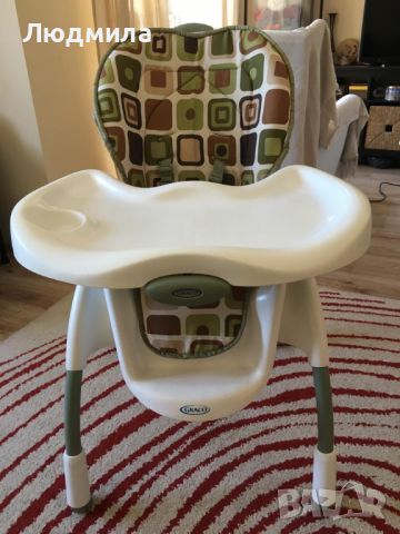 Бебешки стол за хранене Graco и бебешка вана 84 см., снимка 1 - Столчета за хранене - 46009363