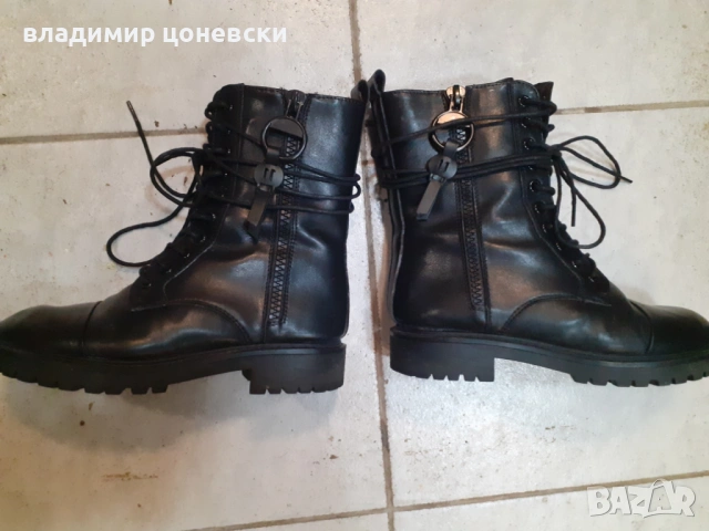 Дамски зимни ботуши,боти от естествена кожа,с вата,размер 40, снимка 5 - Маратонки - 53604108