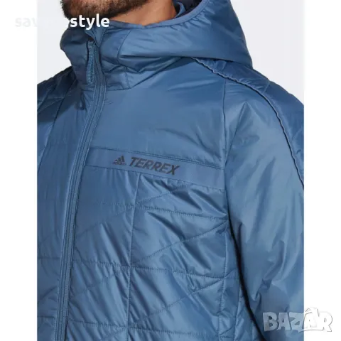 Мъжко яке ADIDAS Terrex Multi Insulated Hooded Jacket Blue, снимка 3 - Якета - 48660368