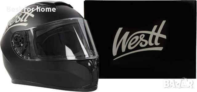 Мотоциклетна каска Westt Storm X - каска за цялото лице за мотоциклет (РАЗМЕР L), снимка 7 - Аксесоари и консумативи - 53540048