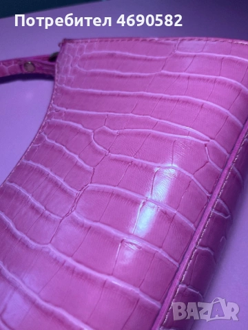 Розова чанта от еко кожа, снимка 5 - Чанти - 53046403