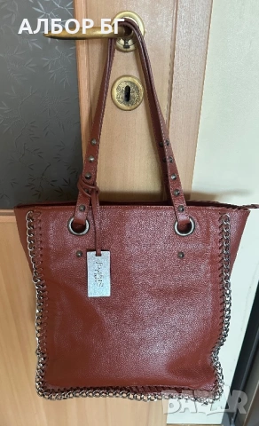 Чанта естествена кожа