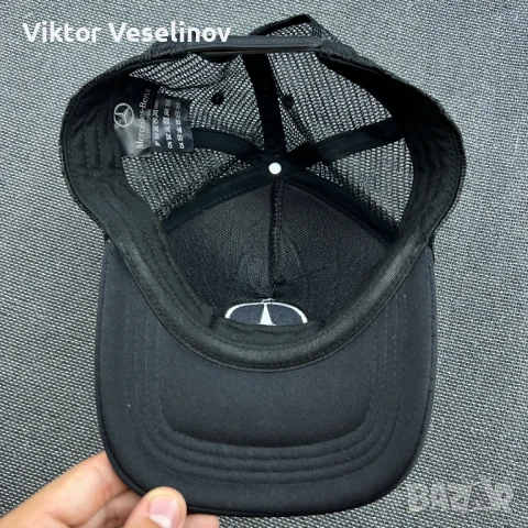Оригинална Шапка Mercedes Benz Trucker Cap One Size Черна, снимка 2 - Шапки - 51040422
