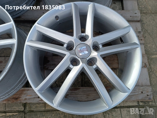 Лети джанти 17ки 5х112 Seat, снимка 6 - Гуми и джанти - 52821862