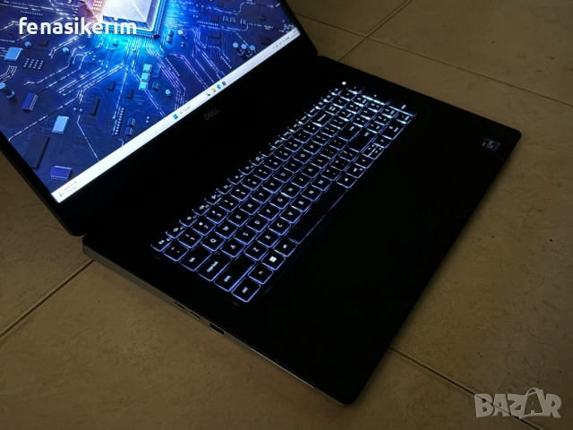 17.3' Full HD IPS Core i9-11950H DELL Precision 7760 64GB DDR4/1TB NVMe/Nvidia RTX A4000 8GB/Бат 6ч, снимка 5 - Лаптопи за работа - 52475420