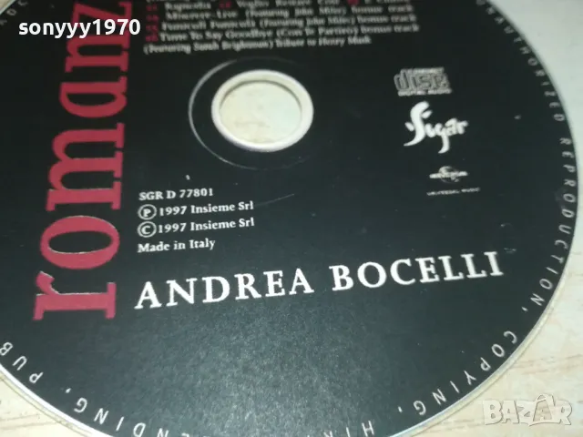 ANDREA BOCELLI CD 1508241228, снимка 5 - CD дискове - 46915888