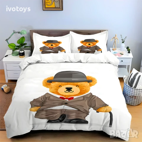 Двулицево спално бельо, 6 части (Реално Изображение) - Модел WS17299, снимка 1