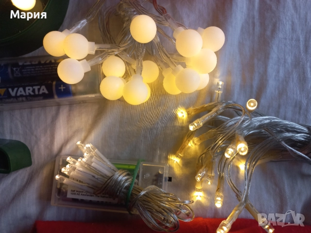 Коледни лампички и свещички , снимка 6 - Лед осветление - 52565647