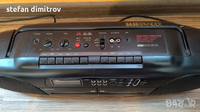 SANYO BASSXPANDER M W748L, снимка 4 - Радиокасетофони, транзистори - 47196408