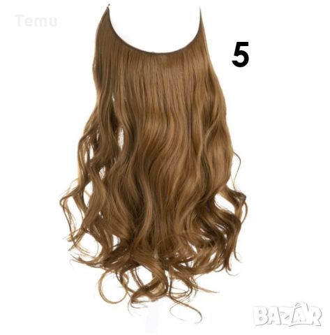 Изкуствена коса за удължаване в различна гама цветове 100гр, дължина 55см, снимка 4 - Аксесоари за коса - 45662110