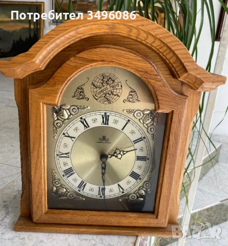 MEISTER ANKER голям стар немски настолен часовник, снимка 2 - Антикварни и старинни предмети - 54128511