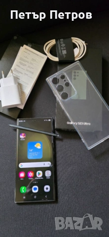 Samsung Galaxy S23 Ultra 512GB 12GB RAM Green ПЪЛЕН КОМПЛЕКТ!-Неразличим от НОВ!-430 ЕВРО!