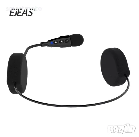 EJEAS E1+ Bluetooth 5.1 Слушалки за мотоциклетна каска, CVC намаляване на шума, 3D звук, снимка 2 - Bluetooth слушалки - 47006821