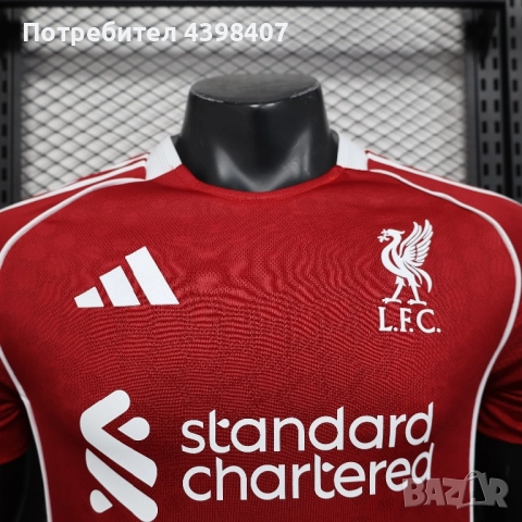 Футболна тениска Liverpool Home 25/26, снимка 2 - Футбол - 52636701