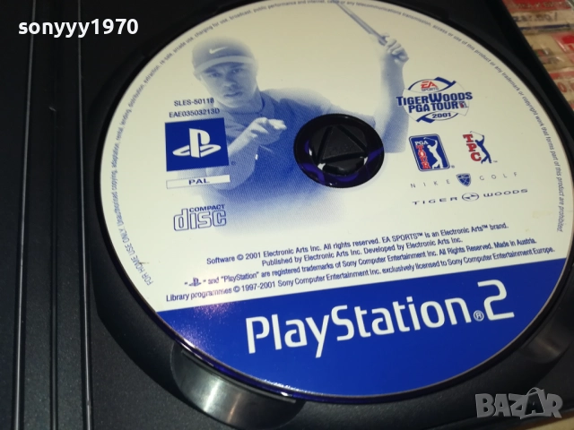 SONY PS2 GAME-TIGER WOODS 2001 2411251714, снимка 6 - Игри за PlayStation - 52526239