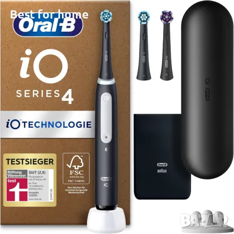 Oral-B iO Series 4 Plus+ 3 резервни глави и магнитна кутия, снимка 1 - Други - 48383674