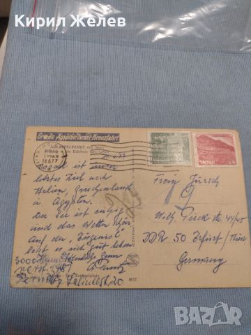 Стара пощенска картичка с марки и печати ЙЕРУСАЛИМ рядка за КОЛЕКЦИОНЕРИ 46049, снимка 12 - Филателия - 46264415
